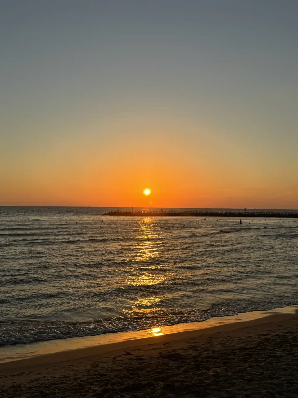 Sonnenuntergang in Tel Aviv