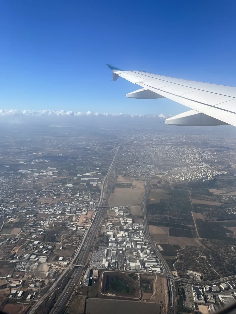 Anflug Tel Aviv